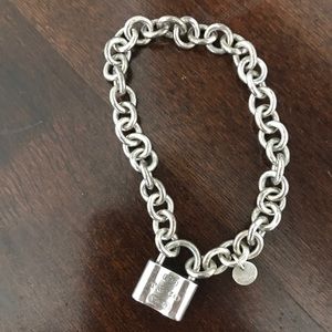 Tiffany and Co. sterling silver lock bracelet